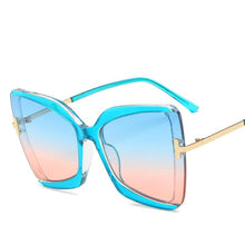 Load image into Gallery viewer, 2023 Brand Designer T Sunglasses Women Oversized Square Metal Frame Sun glasses Female Big Shades Retro Glasses Oculos  UV400