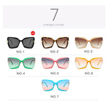 Load image into Gallery viewer, 2023 Brand Designer T Sunglasses Women Oversized Square Metal Frame Sun glasses Female Big Shades Retro Glasses Oculos  UV400