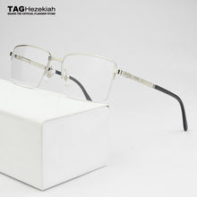 Load image into Gallery viewer, 2023 Brand Half frame eyeglasses women Square Glasses Frame men myopia computer spectacle frames Vintage Handmade designer nerd