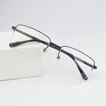 Load image into Gallery viewer, 2023 Brand Half frame eyeglasses women Square Glasses Frame men myopia computer spectacle frames Vintage Handmade designer nerd