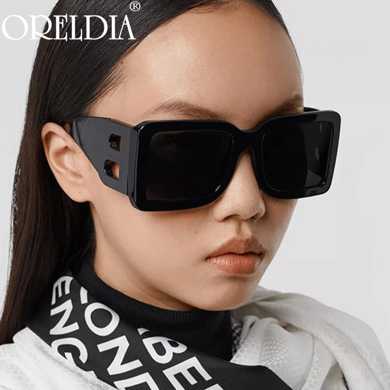 2023 Square sunglasses Women Brand Designer Black lunette de soleil fe –  Cinily