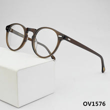 Load image into Gallery viewer, 2023 Brand round optical glasses frame women eye glasses frames for men computer myopia eyeglasses mens spectacles Nerd ov5186