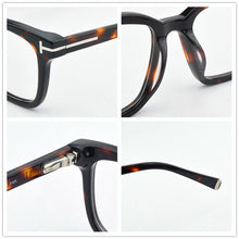 Load image into Gallery viewer, 2023 Brand square optical glasses frame men Retro eyeglasses computer myopia eye glasses frames for women spectacles FT5661-B
