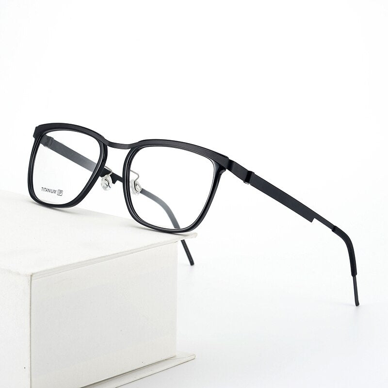 2023 Brand titanium Glasses Frame men Retro Square designer eyeglasses frames for women myopia computer Denmark spectacle frames