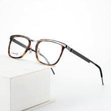 Load image into Gallery viewer, 2023 Brand titanium Glasses Frame men Retro Square designer eyeglasses frames for women myopia computer Denmark spectacle frames