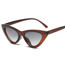 Load image into Gallery viewer, 2022 Cat Eye Fashion Sunglasses Plastic Women Vintage Small Sun Glasses Mirror Sunglasses Female UV400