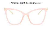 Load image into Gallery viewer, Cat Eye Glasses Clear Frame Women Transparent Myopia Optical Glasses Frame Cat Eyeglasses Frames female Spectacle
