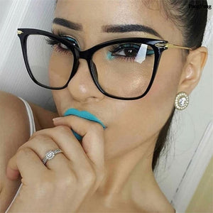 Cat Eye Glasses Clear Frame Women Transparent Myopia Optical Glasses Frame Cat Eyeglasses Frames female Spectacle