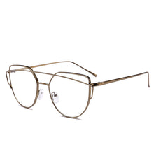 Load image into Gallery viewer, 2023 Cat Eye Optical Frames Vintage Eyeglasses Transparent Glasses Brand Woman Leopard Spectacles Clear Lens Glasses