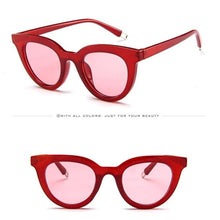 Load image into Gallery viewer, 2023 Cat Eye Sunglasses Men Women Small Size Cat Eye Sunglasses Man Lady Retro Brand Design Unique Ocean Lenses Driving Eyewear