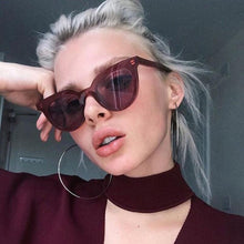 Load image into Gallery viewer, 2023 Cat Eye Sunglasses Men Women Small Size Cat Eye Sunglasses Man Lady Retro Brand Design Unique Ocean Lenses Driving Eyewear