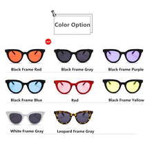 Load image into Gallery viewer, 2023 Cat Eye Sunglasses Men Women Small Size Cat Eye Sunglasses Man Lady Retro Brand Design Unique Ocean Lenses Driving Eyewear