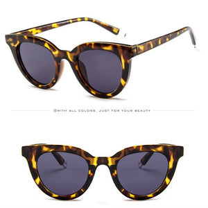 2023 Cat Eye Sunglasses Men Women Small Size Cat Eye Sunglasses Man Lady Retro Brand Design Unique Ocean Lenses Driving Eyewear