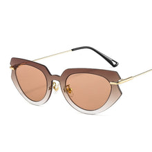 Load image into Gallery viewer, 2023 Cat Eye Sunglasses Women Small Frame Vintage Sun Glasses Men Shades Retro One Piece Oculos UV400