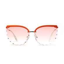 Carica l&#39;immagine nel visualizzatore di Gallery, 2023 Cat Eye Sunglasses Women Men Rimless  Brand Designer Sun Glasses Lady Oversized Eyeglasses Oculos De Sol UV400