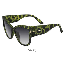 Load image into Gallery viewer, 2023 Cat Eye Sunglasses Women Brand Designer Sunglasses Women Big Black oversized Sun Glasses Lunette De Soleil Femm