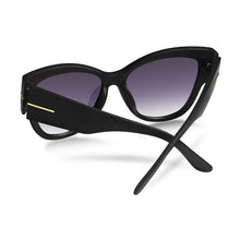 Load image into Gallery viewer, 2023 Cat Eye Sunglasses Women Brand Designer Sunglasses Women Big Black oversized Sun Glasses Lunette De Soleil Femm