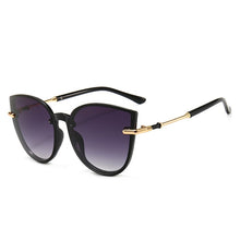 Carica l'immagine nel visualizzatore di Gallery, 2023 Cat Eye Women Sunglasses High Quality Black Transparent Female Sun Glasses Oculos Feminino De Sol Zonnebril Dames