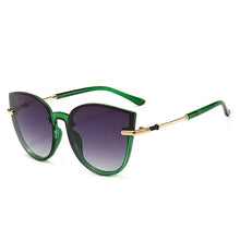Carica l'immagine nel visualizzatore di Gallery, 2023 Cat Eye Women Sunglasses High Quality Black Transparent Female Sun Glasses Oculos Feminino De Sol Zonnebril Dames