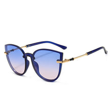 Carica l'immagine nel visualizzatore di Gallery, 2023 Cat Eye Women Sunglasses High Quality Black Transparent Female Sun Glasses Oculos Feminino De Sol Zonnebril Dames