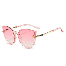 Carica l'immagine nel visualizzatore di Gallery, 2023 Cat Eye Women Sunglasses High Quality Black Transparent Female Sun Glasses Oculos Feminino De Sol Zonnebril Dames