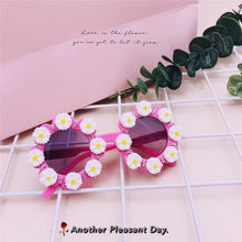 Load image into Gallery viewer, 2023 Children Cute Cartoon Flower Heart Sunglasses Kids Round Glasses Baby Colors Sunglasses Boys Girls Eyewear