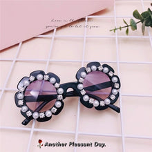 Load image into Gallery viewer, 2023 Children Cute Cartoon Flower Heart Sunglasses Kids Round Glasses Baby Colors Sunglasses Boys Girls Eyewear
