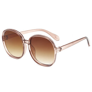 2023 Classic Big Frame Round Sunglasses Vintage Brand Designer Plastic Frame Colorful Sun Glasses UV400 Lentes De Sol Mujer