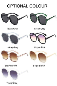 2023 Classic Big Frame Round Sunglasses Vintage Brand Designer Plastic Frame Colorful Sun Glasses UV400 Lentes De Sol Mujer