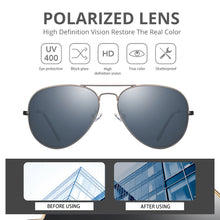 Load image into Gallery viewer, 2023 Classic Pilot Polarized Sunglasses for Men Women Ultra-light Frame Driving Sun Glasses UV400 Protection