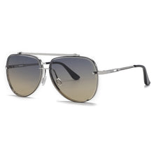 Load image into Gallery viewer, 2023 Classic Retro Punk Metal Pilot Sunglasses Men Women Trendy Large Frame Brand Design Sun Glasses Female Driving Eyewears UV