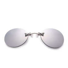Load image into Gallery viewer, 2023 Classic Round Clip On glasses Matrix Morpheus Sunglasses Matrix Sunglasses Movie sunglasses rimless sunglasses men