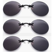 Load image into Gallery viewer, 2023 Classic Round Clip On glasses Matrix Morpheus Sunglasses Matrix Sunglasses Movie sunglasses rimless sunglasses men