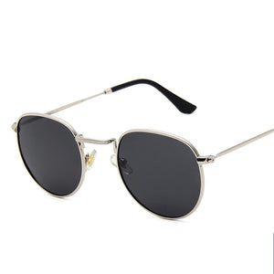 2022 Classic Small Frame Round Sunglasses Women/Men Brand Designer Alloy Mirror Sun Glasses Vintage Lunettes UV400 Gafas Oculos