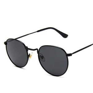 2022 Classic Small Frame Round Sunglasses Women/Men Brand Designer Alloy Mirror Sun Glasses Vintage Lunettes UV400 Gafas Oculos