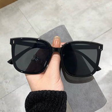 2023 Classic Vintage Occhiali da sole quadrati Donne Occhiali da sole oversize Donna Uomo Retro Occhiali da sole neri Occhiali Oculos UV400