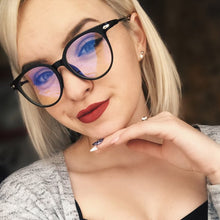 Load image into Gallery viewer, 2022 Clear Glasses Women Anti Blue Light Eyeglasses Computer Gaming Goggles Vintage Round Fake Glasses Optical Spectacle Frame