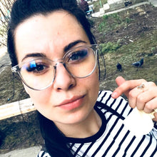 Load image into Gallery viewer, 2022 Clear Glasses Women Anti Blue Light Eyeglasses Computer Gaming Goggles Vintage Round Fake Glasses Optical Spectacle Frame