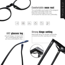 Load image into Gallery viewer, 2023 Computer Glasses Anti Blue Ray Glasses Men Women Photochromic Optical Eye Spectacle UV Blocking Gaming Filter Round Glasses