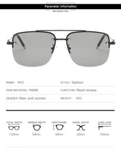 Load image into Gallery viewer, 2023 DPZ Classic Mach Six Style Gradient pilot Sunglasses Cool Men Vintage Brand Design Sun Glasses Oculos De Sol