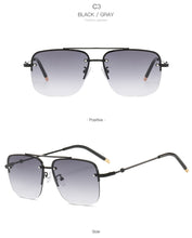 Load image into Gallery viewer, 2023 DPZ Classic Mach Six Style Gradient pilot Sunglasses Cool Men Vintage Brand Design Sun Glasses Oculos De Sol