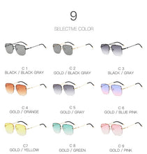 Load image into Gallery viewer, 2023 DPZ Classic Mach Six Style Gradient pilot Sunglasses Cool Men Vintage Brand Design Sun Glasses Oculos De Sol
