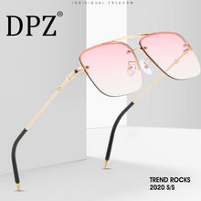 Load image into Gallery viewer, 2023 DPZ Classic Mach Six Style Gradient pilot Sunglasses Cool Men Vintage Brand Design Sun Glasses Oculos De Sol