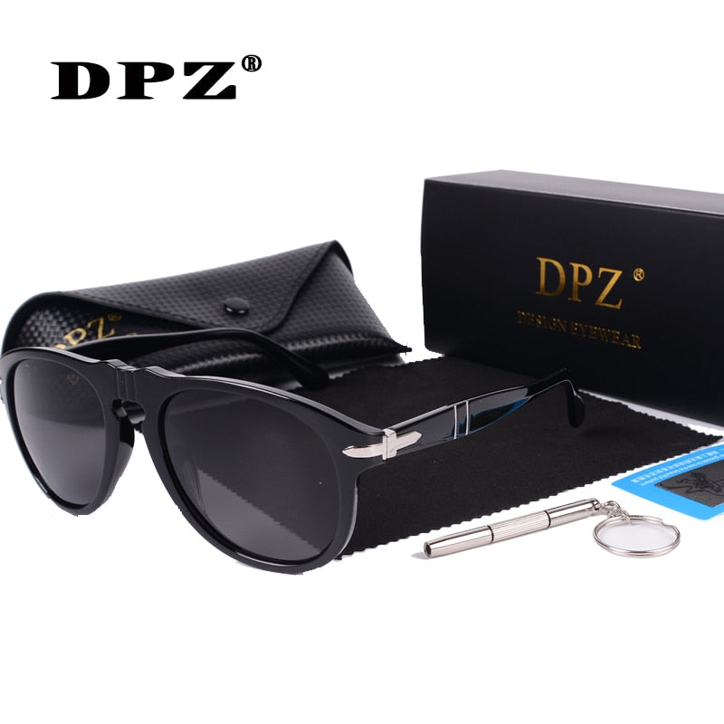 2023 DPZ Polarized Sunglasses Men  Classic Vintage Steve 007 Daniel Craig Driving Brand Design Sun Glasses Oculos 649