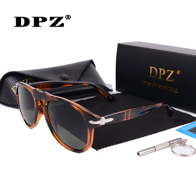 2023 DPZ Polarized Sunglasses Men  Classic Vintage Steve 007 Daniel Craig  women  Brand Design  Sun Glasses Oculos 649