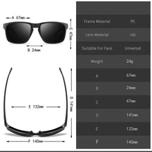 Carica l'immagine nel visualizzatore di Gallery, 2022 Daiwa Men Polarized UV400 Sunglasse Driver Classic Retro Brand Designer Light Flexible Sun Solar Glasses Oculos De Sol
