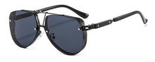 Load image into Gallery viewer, 2023 Dazzling Steampunk Metal Sun Glasses Luxe Pilot Shades Vintage Hollow Pattern Designer Sunglasses Women Men Summer Eyewear