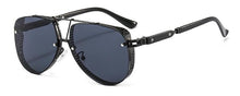 Load image into Gallery viewer, 2023 Dazzling Steampunk Metal Sunglasses  Pilot Shades Vintage Holle Pattern Designer Sunglasses Women Men Zomer Eyewear