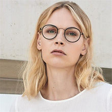 Load image into Gallery viewer, 2023 Denmark Brand Designer Hand-Made Ultralight Retro Round Titanium Acetate Glasses Frame For Men Women Optical Eyeglasses