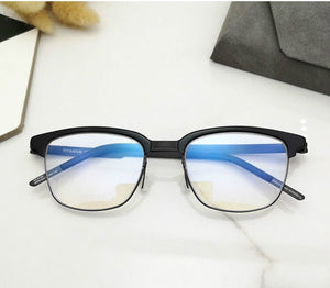 2023 Denmark Pure Titanium Korean Lightweight Square Prescription Glasses Frame Men Eyewear Handmade Eyeglasses Women 9824